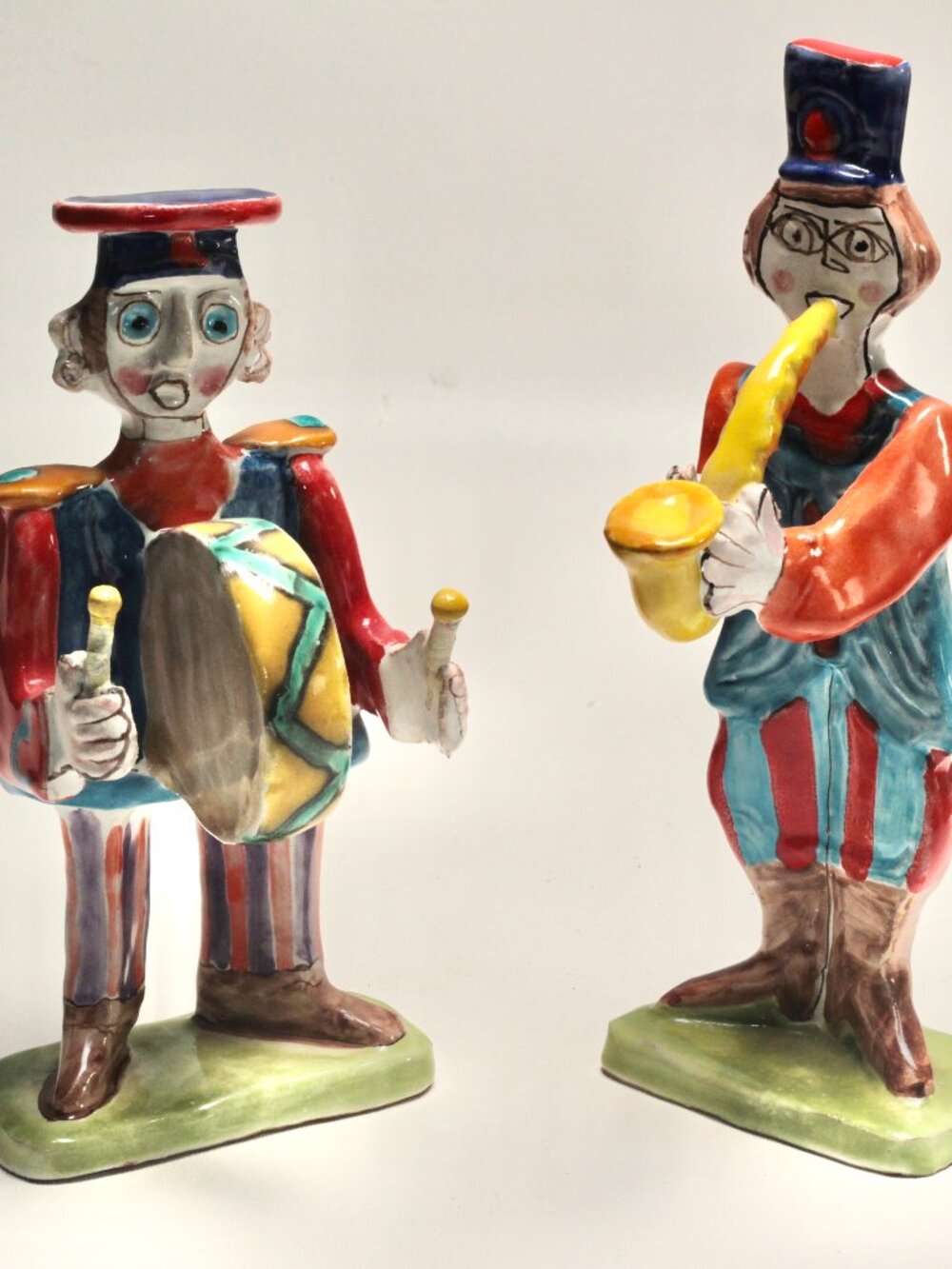 Rare DeSimone Ceramic Musician Figures